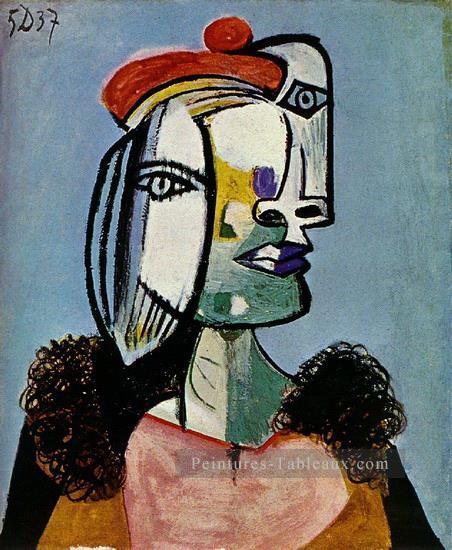 Portrait Femme 1 1937 cubism Pablo Picasso Peintures à l'huile